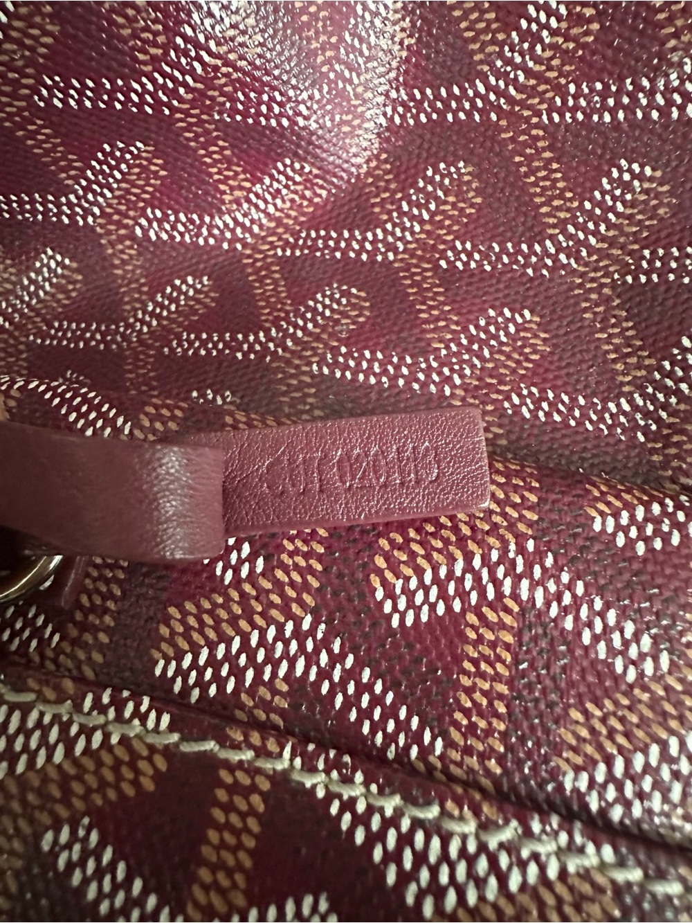 Goyard Saint Louis GM Tote in Burgundy Color - Picture 10 of 14